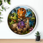 Cute Baby Dinosaurs — Decorative Wall Clock product image 7 | Idgit Ink