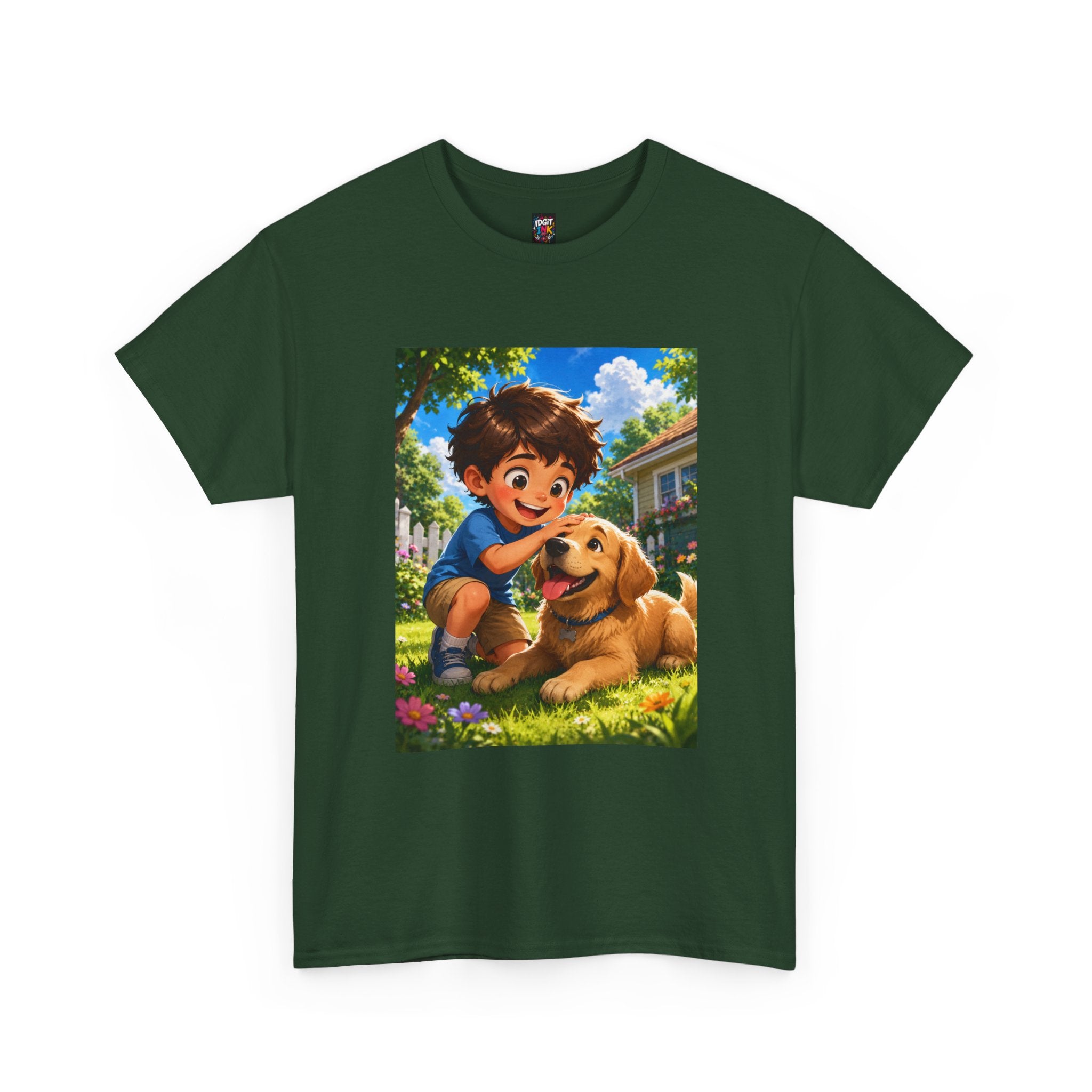 Boy and Puppy
