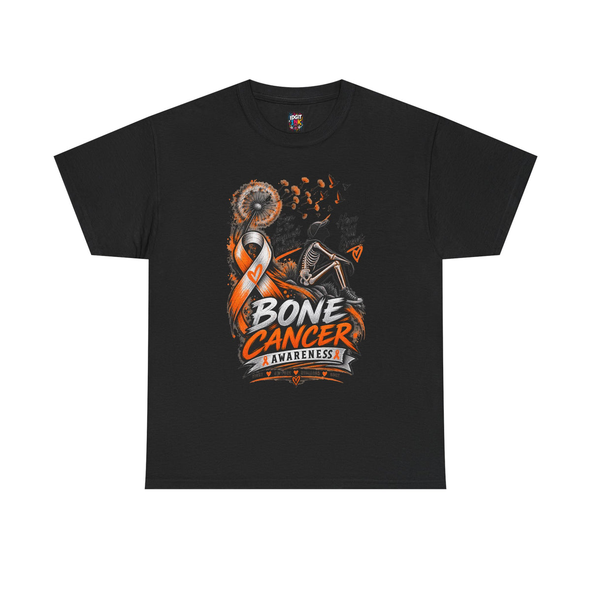 Bone Cancer Awareness Ribbon T-Shirt — Support Survivors & Hope