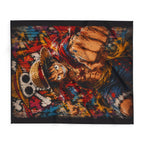 Anime Pirate Straw Hat Throw