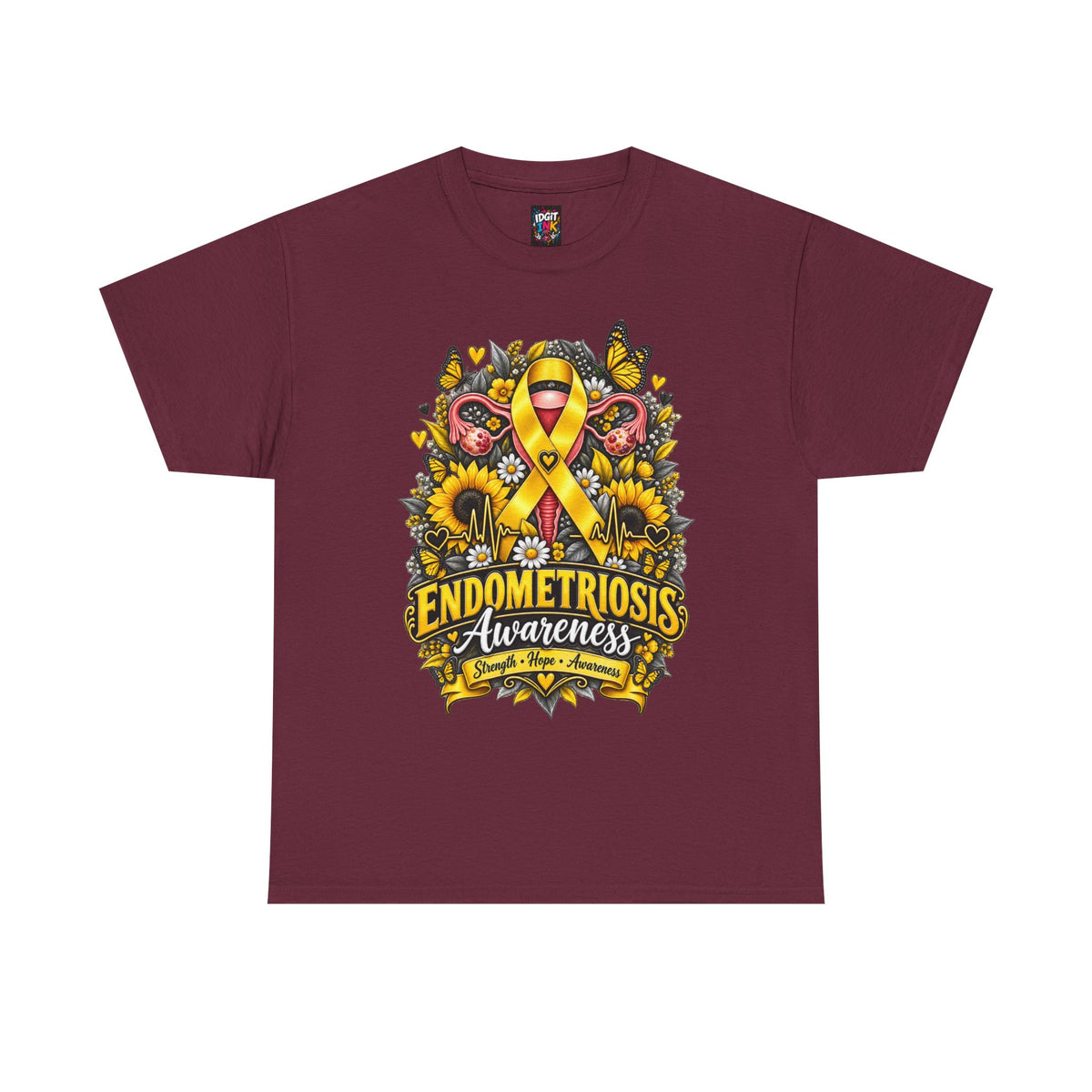 Endometriosis Awareness  Sunflower Support Tee
