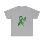 Kidney Disease Awareness Green Ribbon — Unisex Graphic T-Shirt