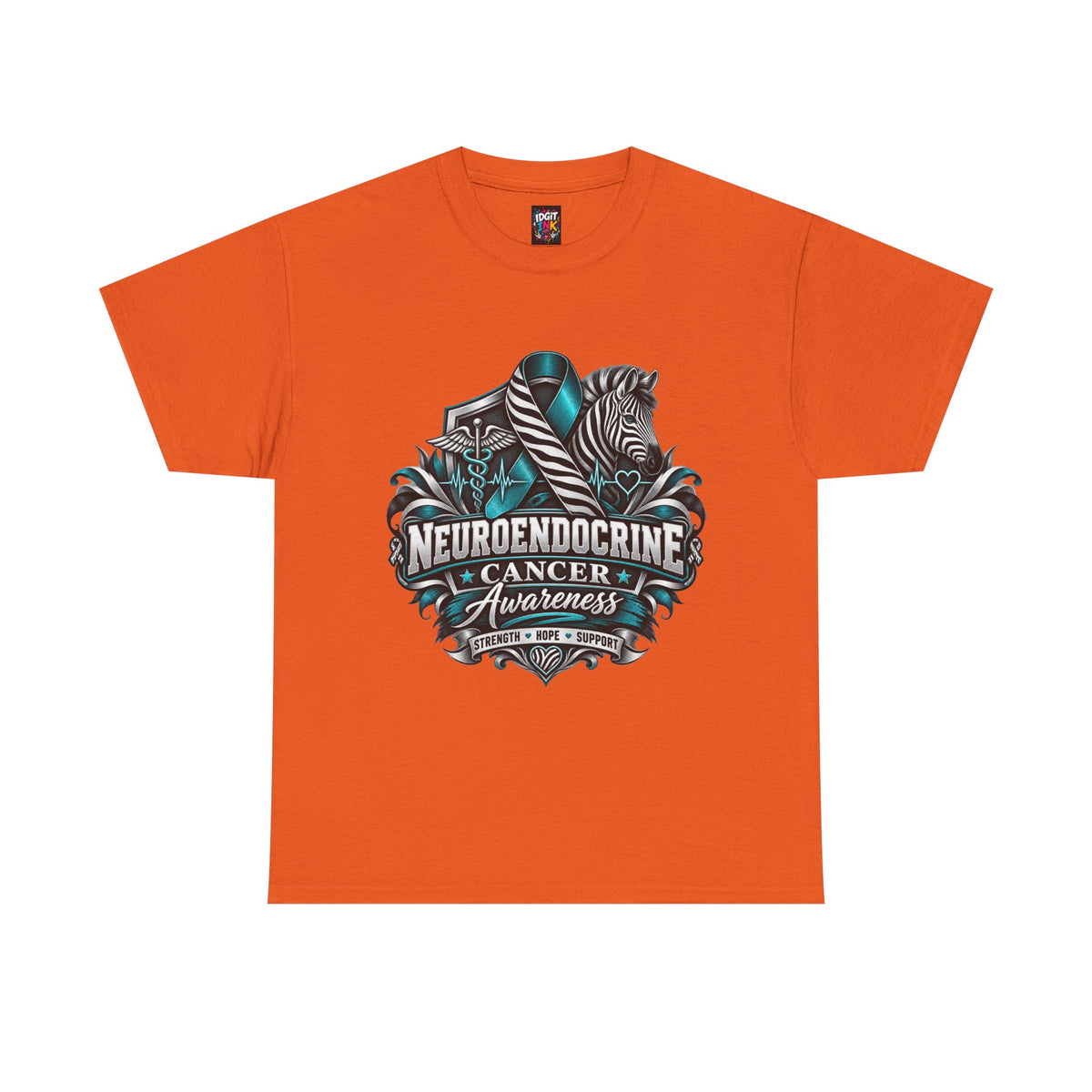 Neuroendocrine Cancer Awareness  Teal Ribbon Support Tee