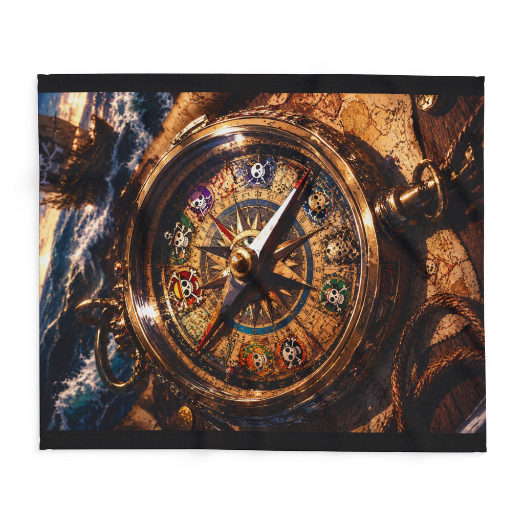 Compass Fleece Blanket