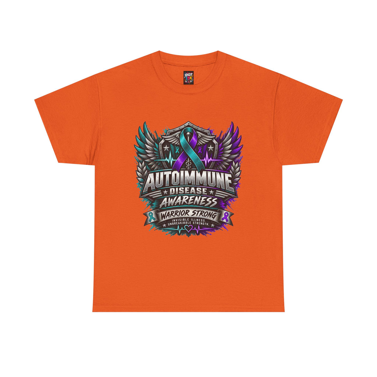 Autoimmune Disease Warrior Strong Ribbon Tee