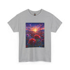 Sunset Rose Field — Unisex Graphic T-Shirt
