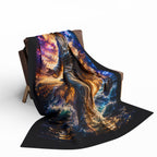 Jesus Walking on Water — Cozy Fleece Blanket