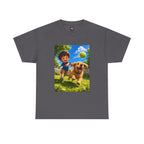 Boy Playing Fetch — Unisex Graphic T-Shirt product image 10 | Idgit Ink