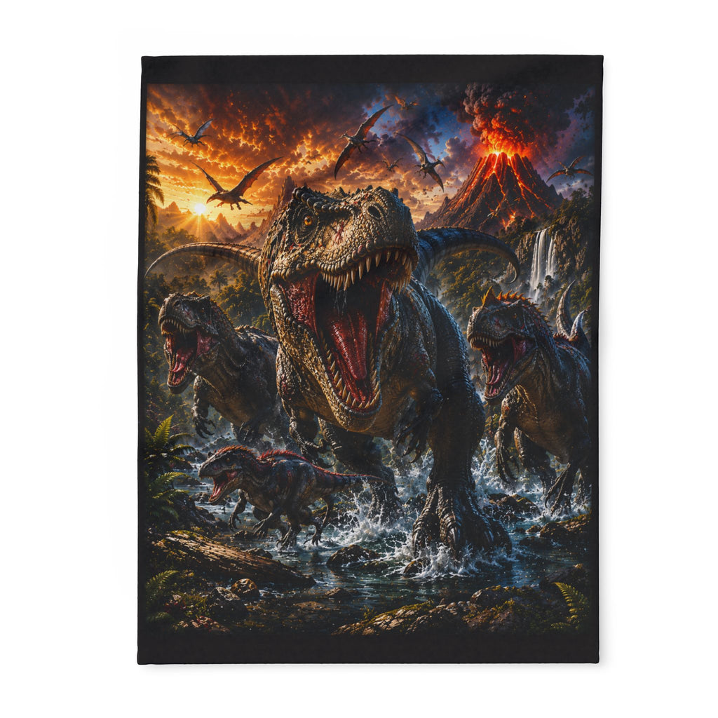 Dinosaur  Fleece Blanket