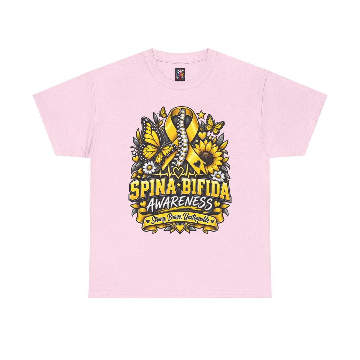 Spina Bifida Awareness Yellow Ribbon, Sunflower