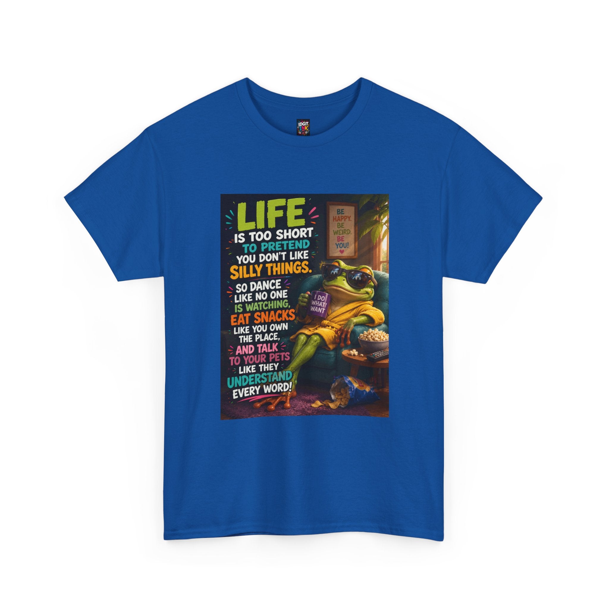 "Life Is Too Short" Motivational  Turtle