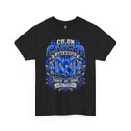 Colon Cancer Awareness T-Shirt — Strength Hope Courage Ribbon Design