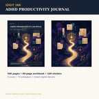 Idgit Ink ADHD Productivity digital journal — complete deluxe journal bundle overview