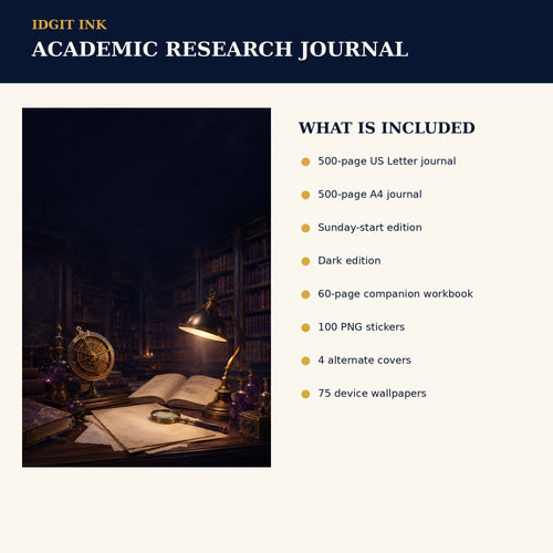 Idgit Ink Academic Research digital journal — four alternate journal covers