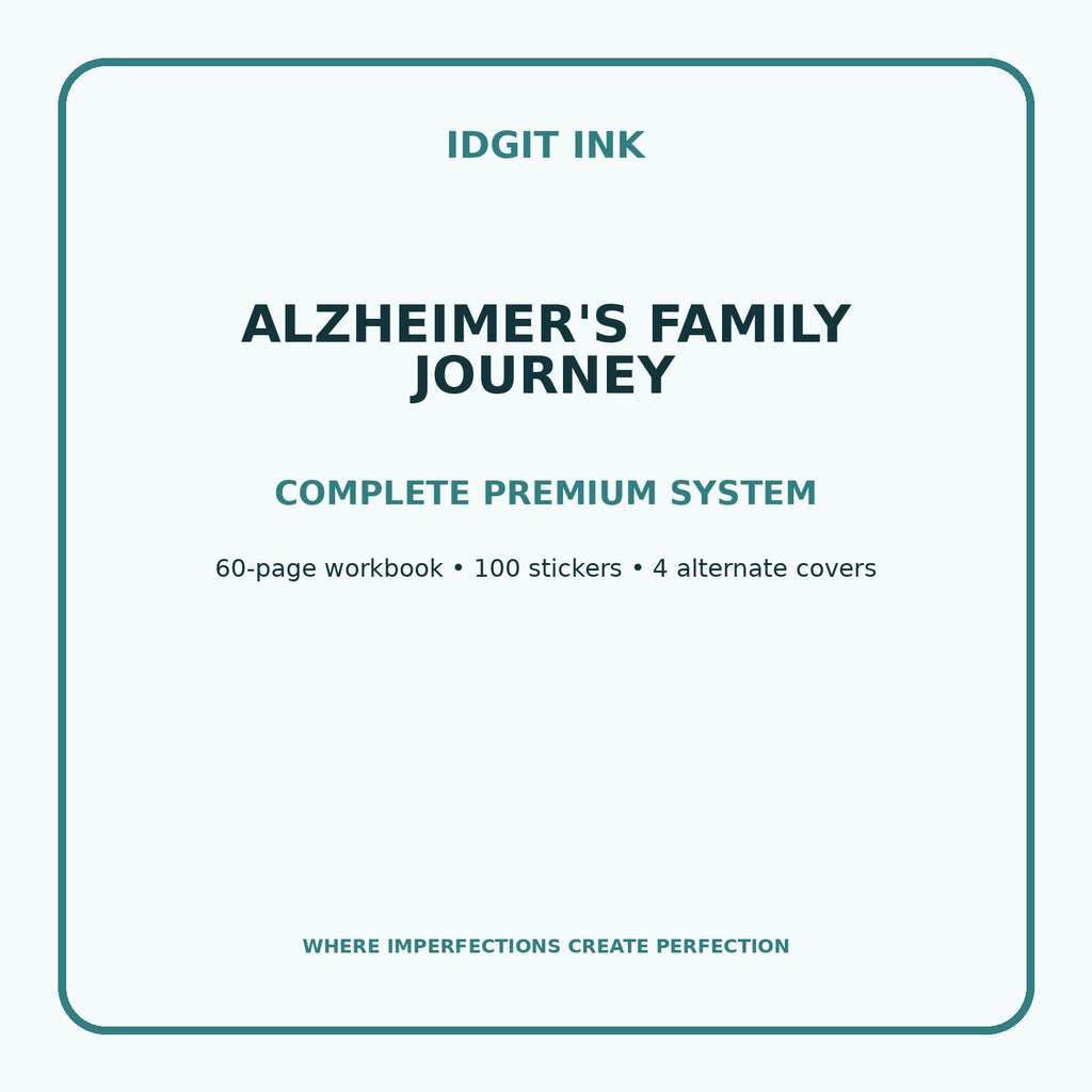Alzheimer's Family Journey Digital Journal – Deluxe 500-Page Planner — listing image 2 of 4