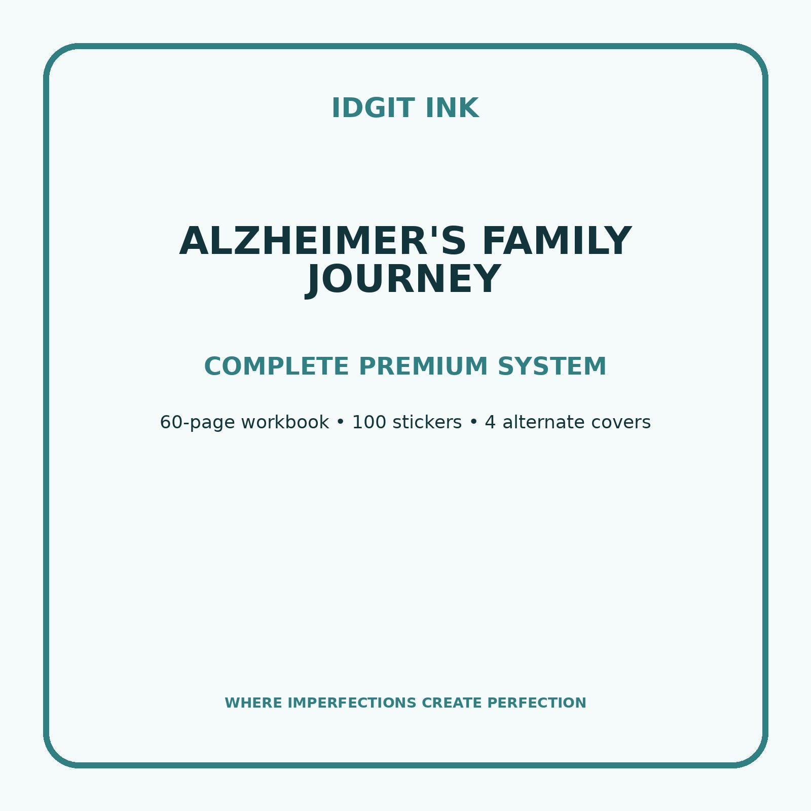 Alzheimer's Family Journey Digital Journal – Deluxe 500-Page Planner — listing image 2 of 4