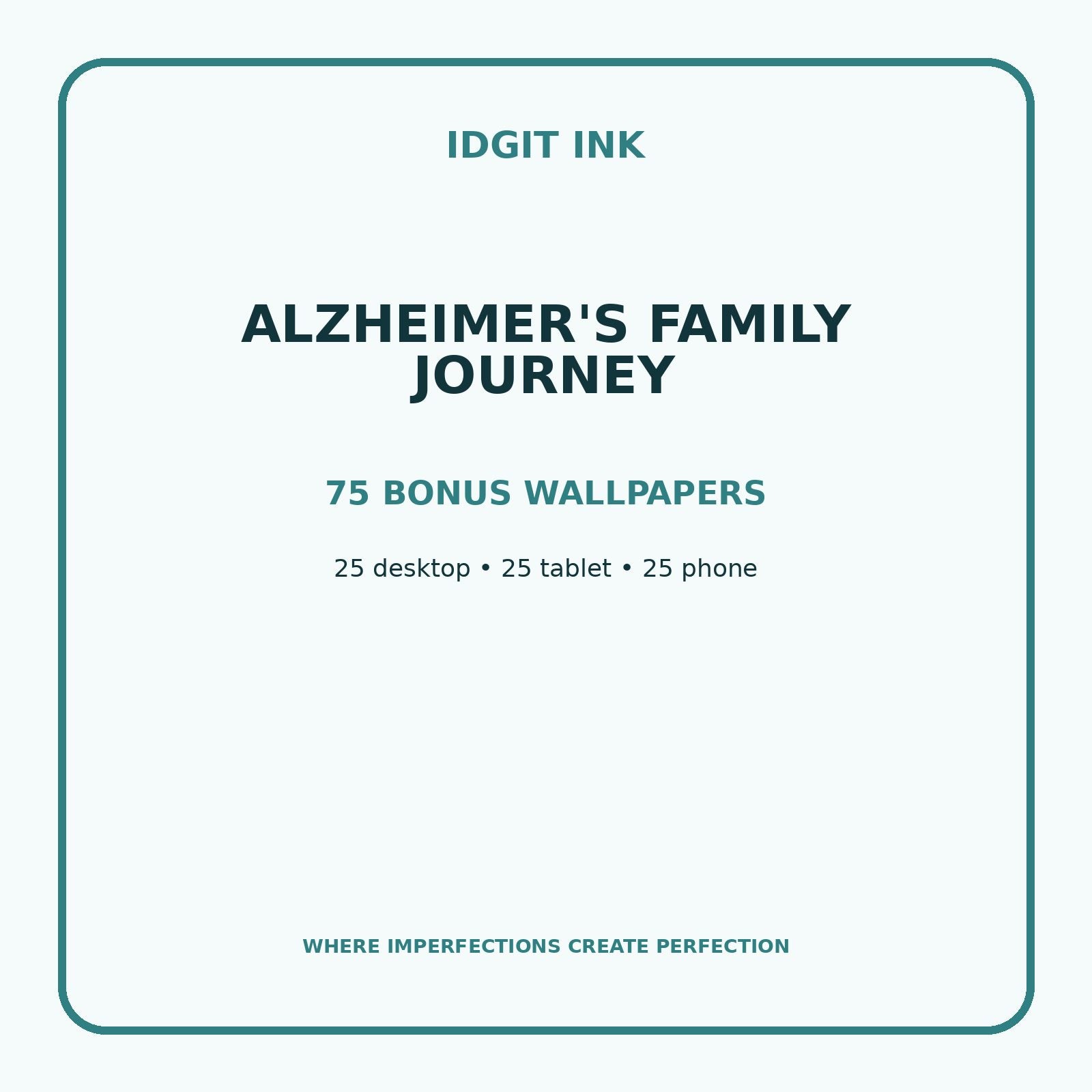 Alzheimer's Family Journey Digital Journal – Deluxe 500-Page Planner — listing image 3 of 4
