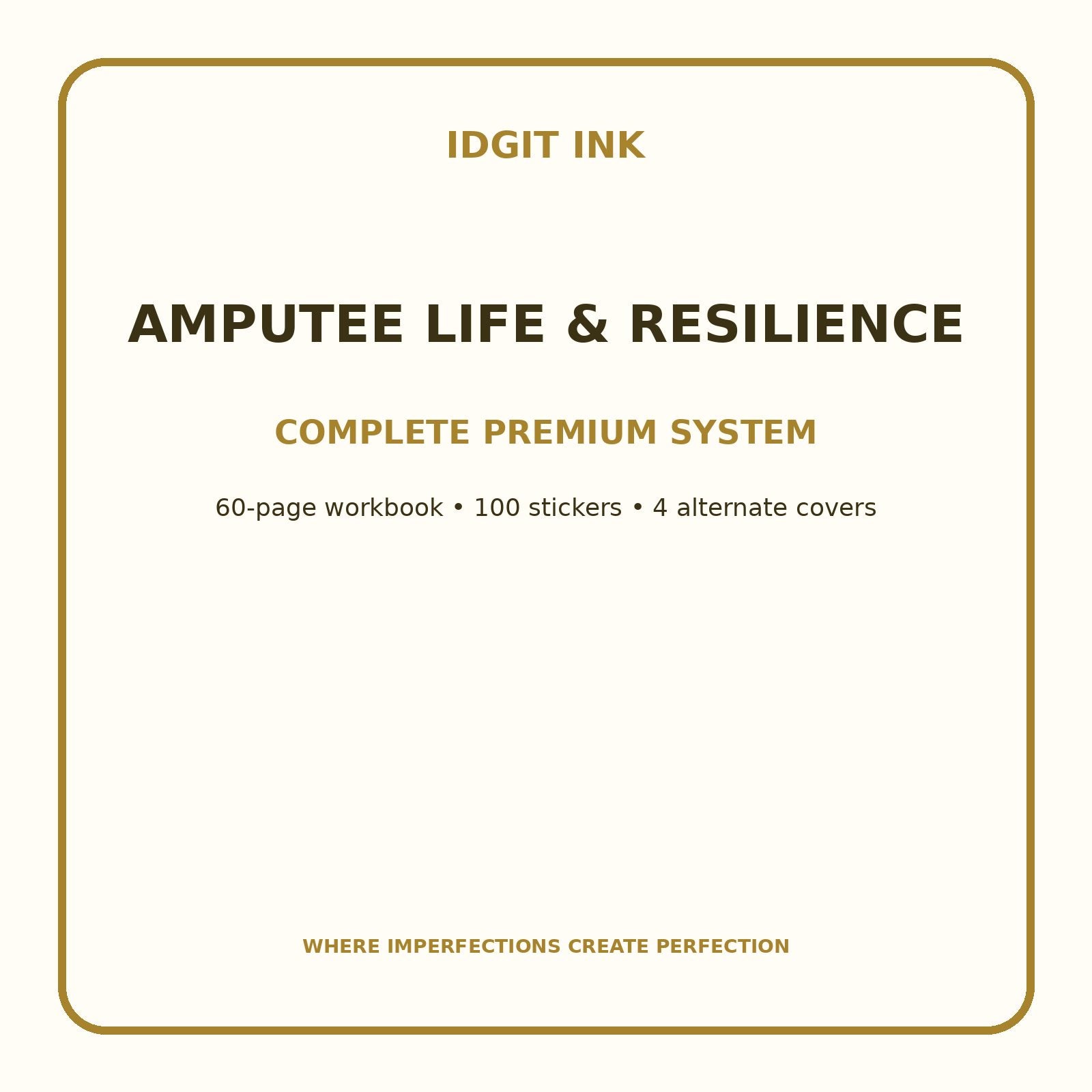 Amputee Life & Resilience Digital Journal – Deluxe 500-Page Planner — listing image 2 of 4