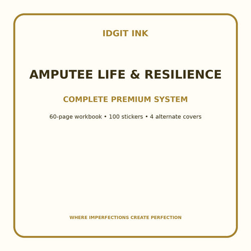 Amputee Life & Resilience Digital Journal – Deluxe 500-Page Planner — listing image 2 of 4