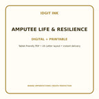 Amputee Life & Resilience Digital Journal – Deluxe 500-Page Planner — listing image 4 of 4