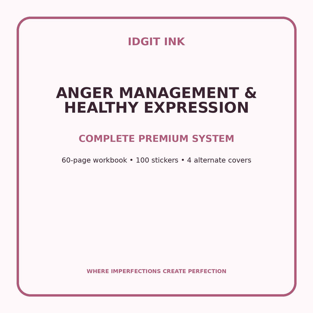 Anger Management & Healthy Expression Digital Journal – Deluxe 500-Page Planner — listing image 2 of 4