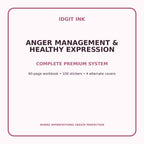 Anger Management & Healthy Expression Digital Journal – Deluxe 500-Page Planner — listing image 2 of 4