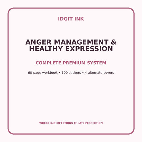 Anger Management & Healthy Expression Digital Journal – Deluxe 500-Page Planner — listing image 2 of 4