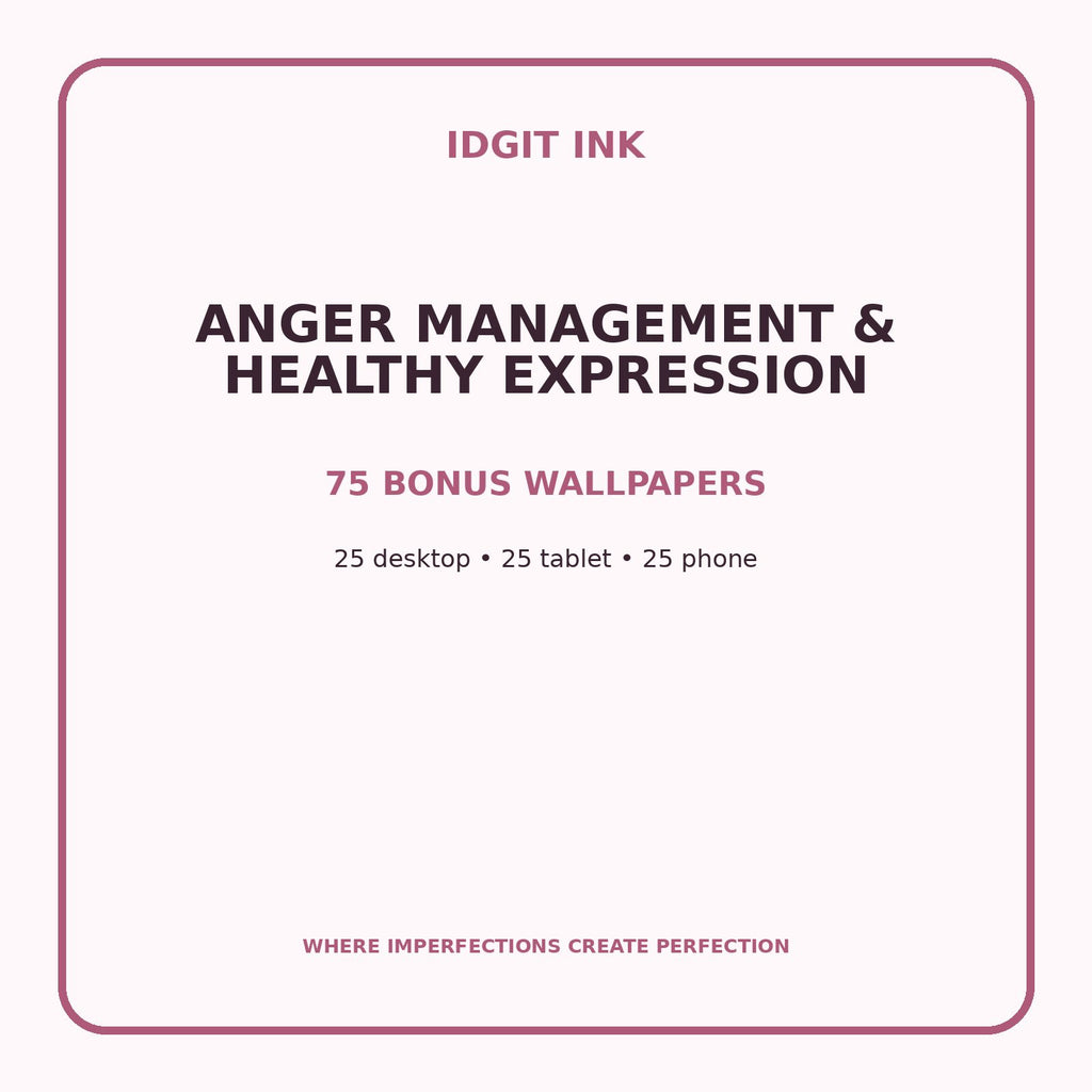Anger Management & Healthy Expression Digital Journal – Deluxe 500-Page Planner — listing image 3 of 4