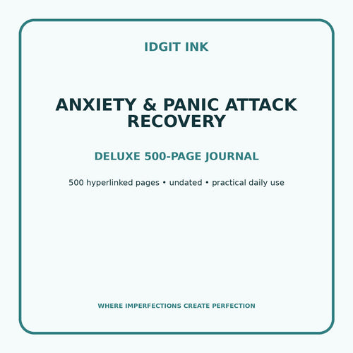Anxiety & Panic Attack Recovery Digital Journal – Deluxe 500-Page Planner — listing image 1 of 4