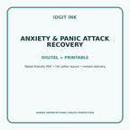 Anxiety & Panic Attack Recovery Digital Journal – Deluxe 500-Page Planner — listing image 4 of 4