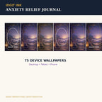 Idgit Ink Anxiety Relief digital journal — 75 device wallpapers preview