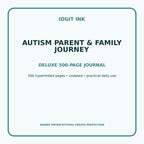 Autism Parent & Family Journey Digital Journal – Deluxe 500-Page Planner — listing image 1 of 4