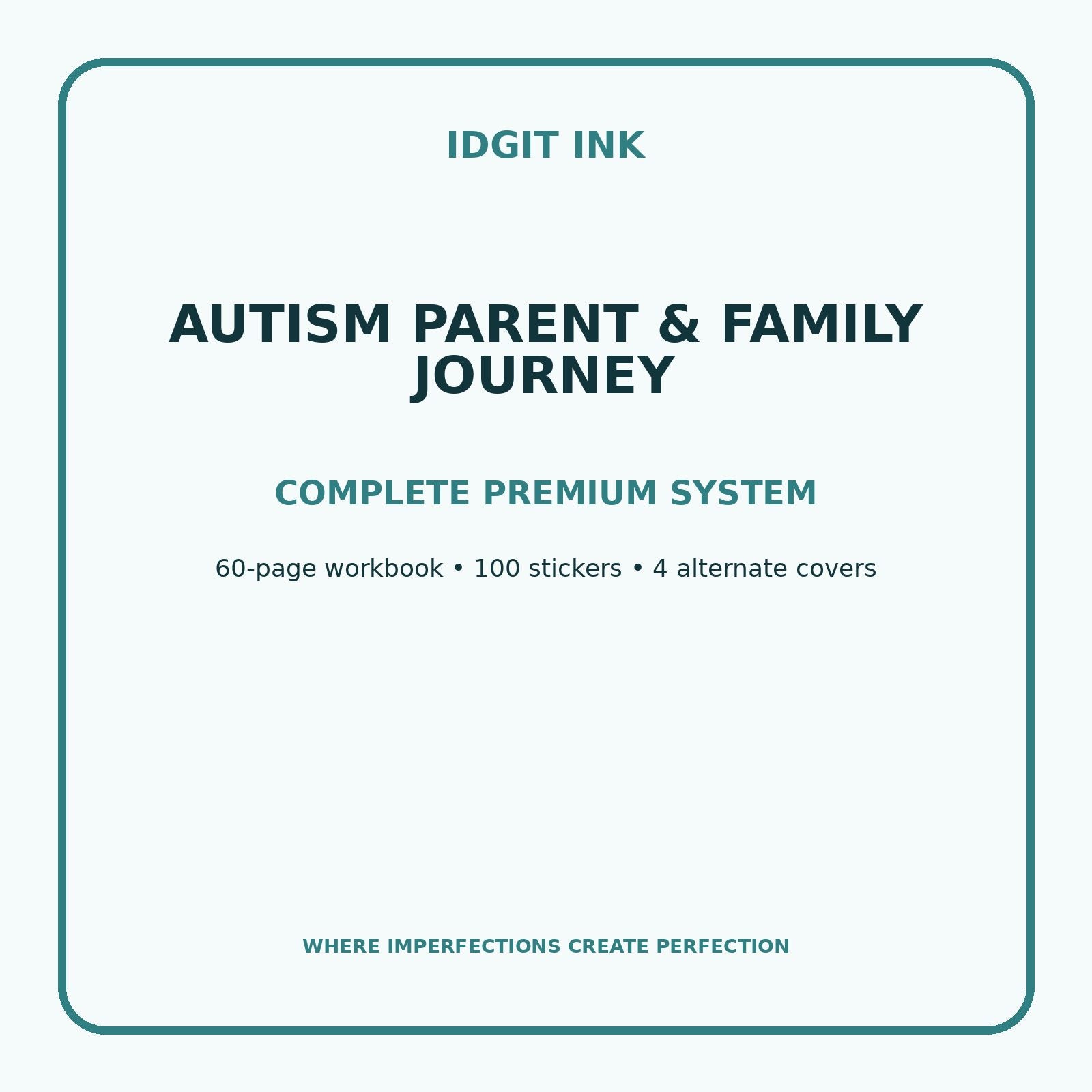 Autism Parent & Family Journey Digital Journal – Deluxe 500-Page Planner — listing image 2 of 4