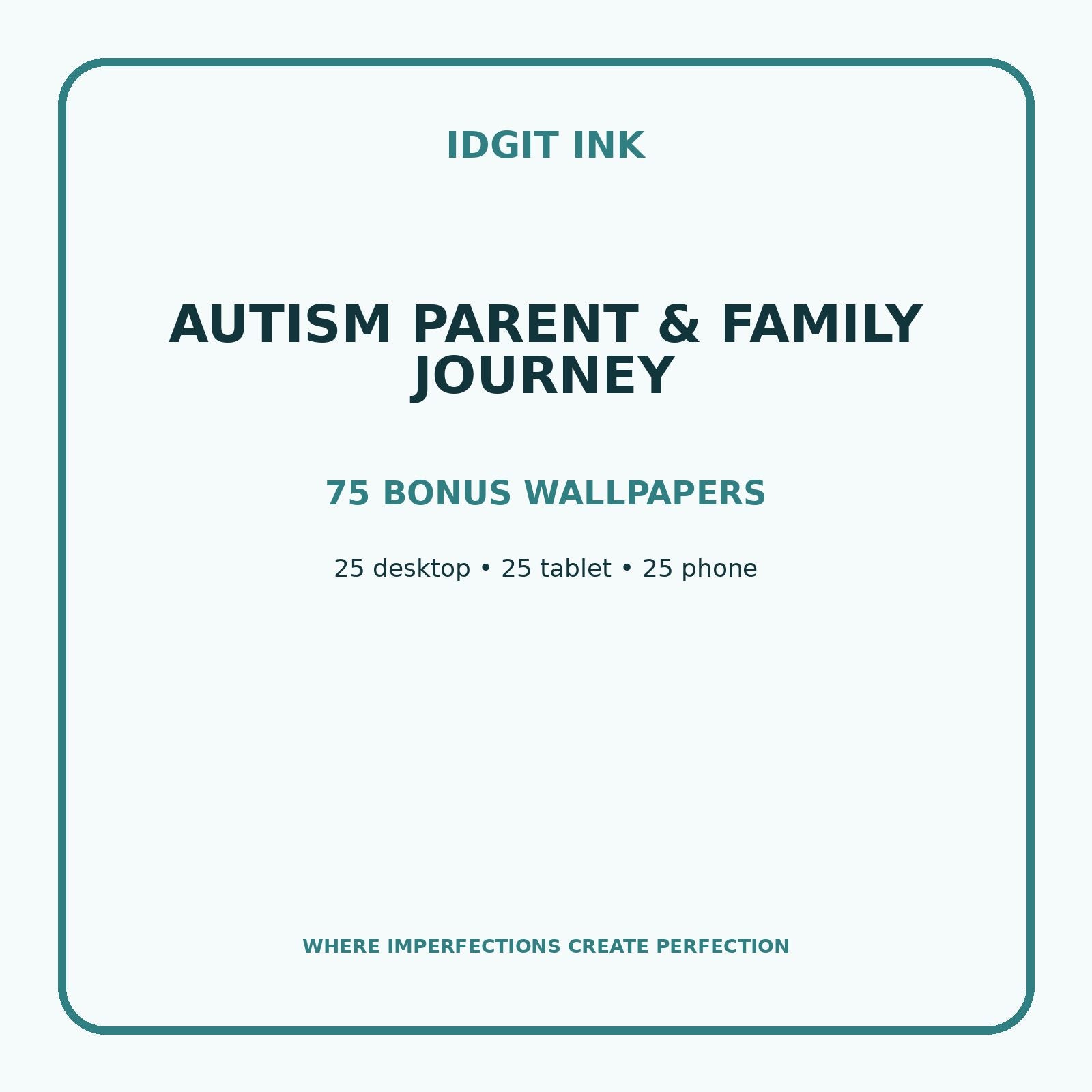 Autism Parent & Family Journey Digital Journal – Deluxe 500-Page Planner — listing image 3 of 4