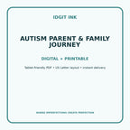 Autism Parent & Family Journey Digital Journal – Deluxe 500-Page Planner — listing image 4 of 4