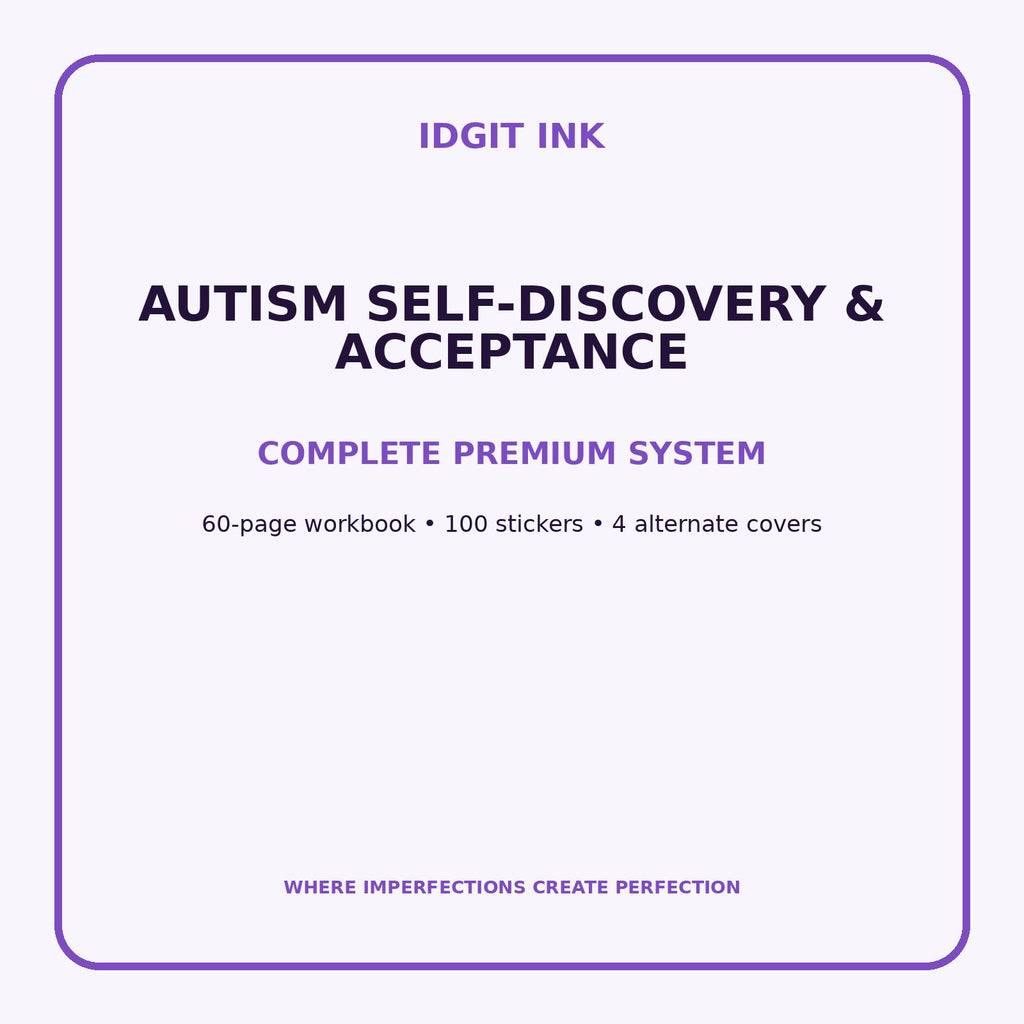 Autism Self-Discovery & Acceptance Digital Journal – Deluxe 500-Page Planner — listing image 2 of 4