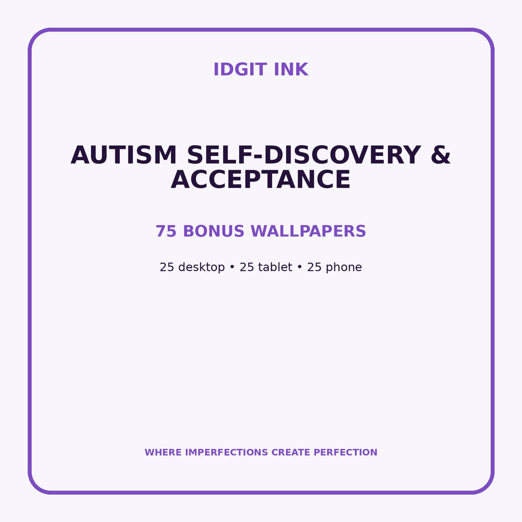 Autism Self-Discovery & Acceptance Digital Journal – Deluxe 500-Page Planner — listing image 3 of 4