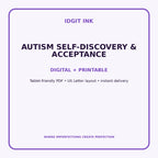 Autism Self-Discovery & Acceptance Digital Journal – Deluxe 500-Page Planner — listing image 4 of 4