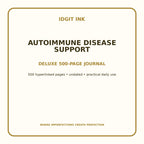Autoimmune Disease Support Digital Journal – Deluxe 500-Page Planner — listing image 1 of 4