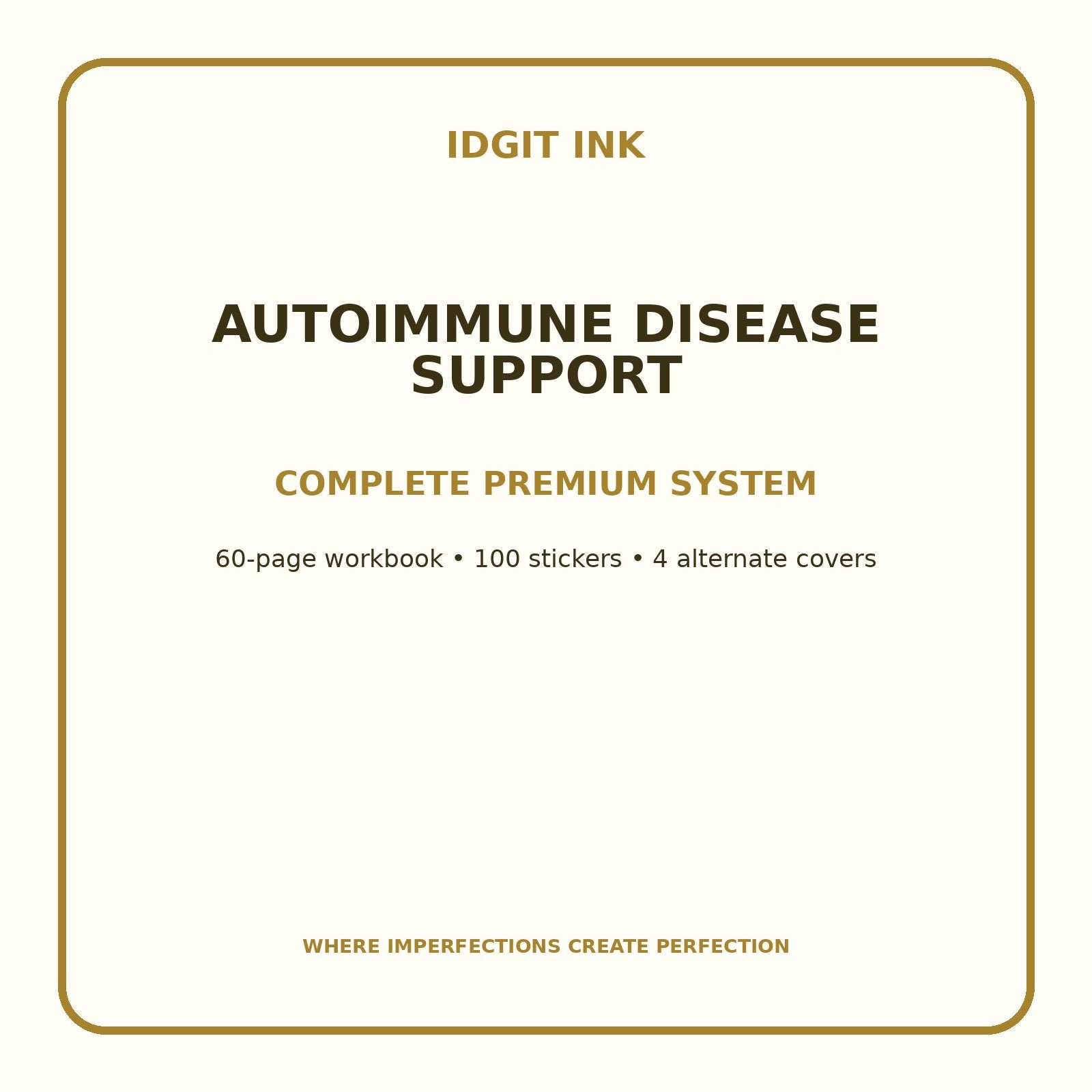 Autoimmune Disease Support Digital Journal – Deluxe 500-Page Planner — listing image 2 of 4