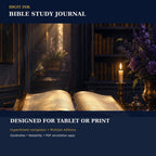 Idgit Ink Bible Study digital journal — 100 PNG digital stickers preview