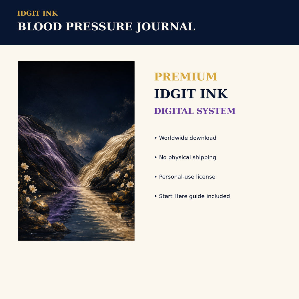 Idgit Ink Blood-Pressure digital journal — 75 device wallpapers preview