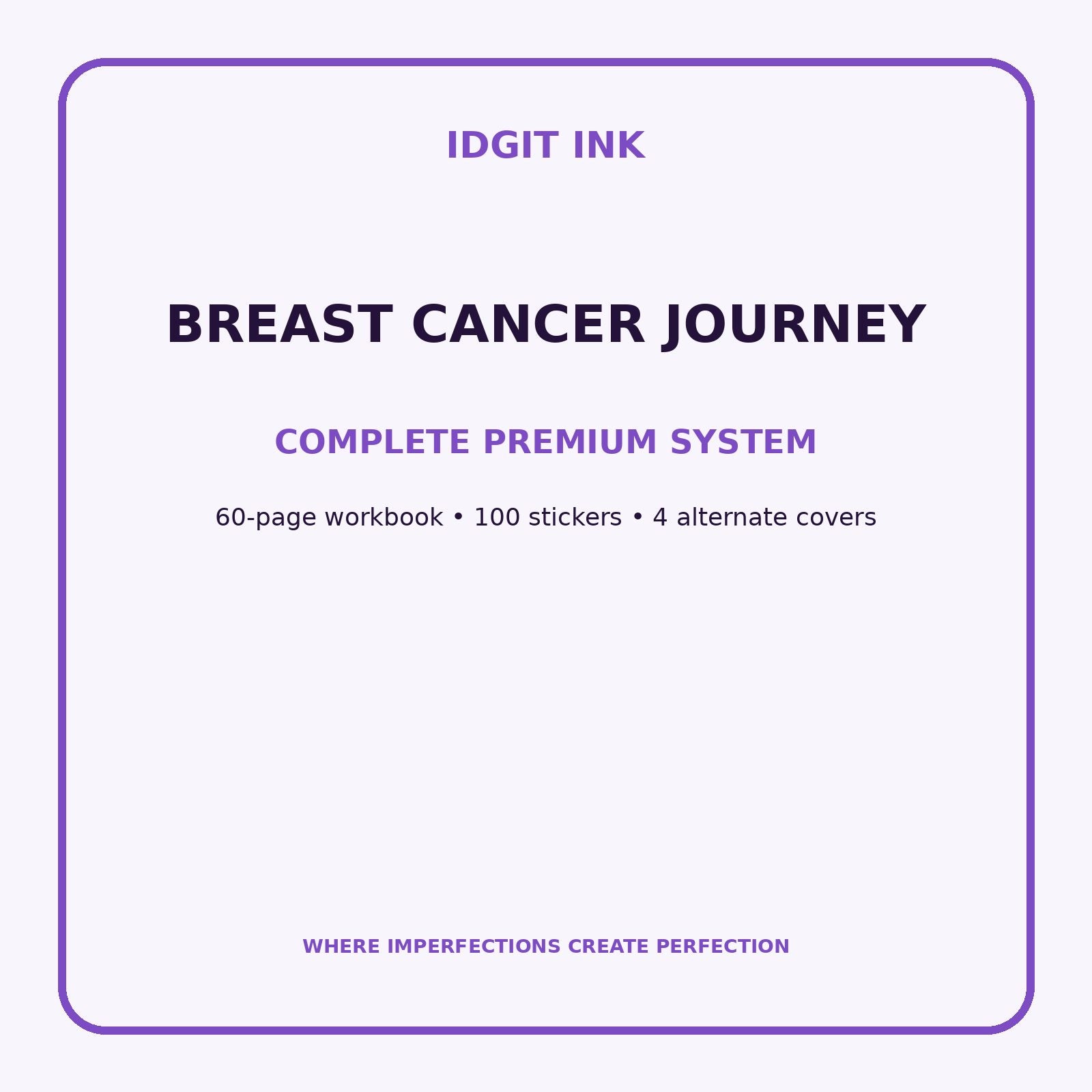 Breast Cancer Journey Digital Journal – Deluxe 500-Page Planner — listing image 2 of 4