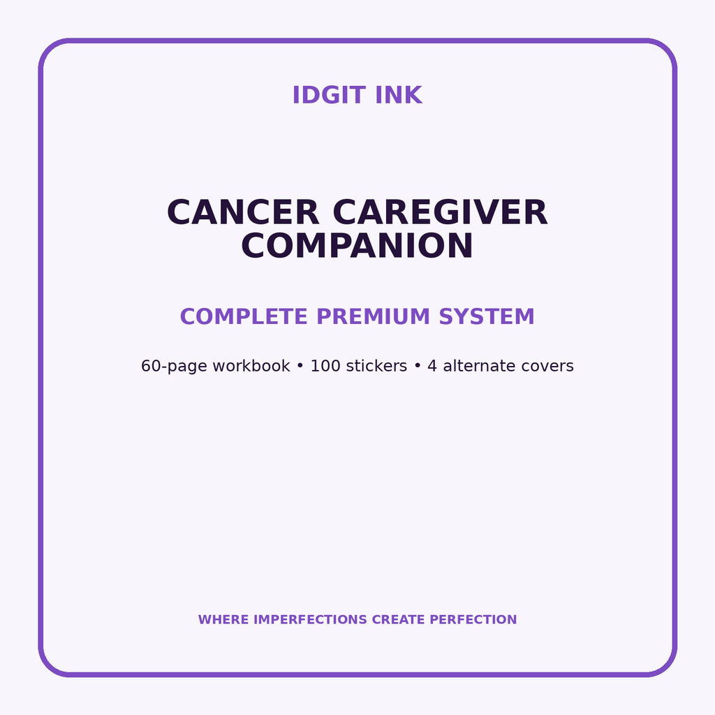 Cancer Caregiver Companion Digital Journal – Deluxe 500-Page Planner — listing image 2 of 4