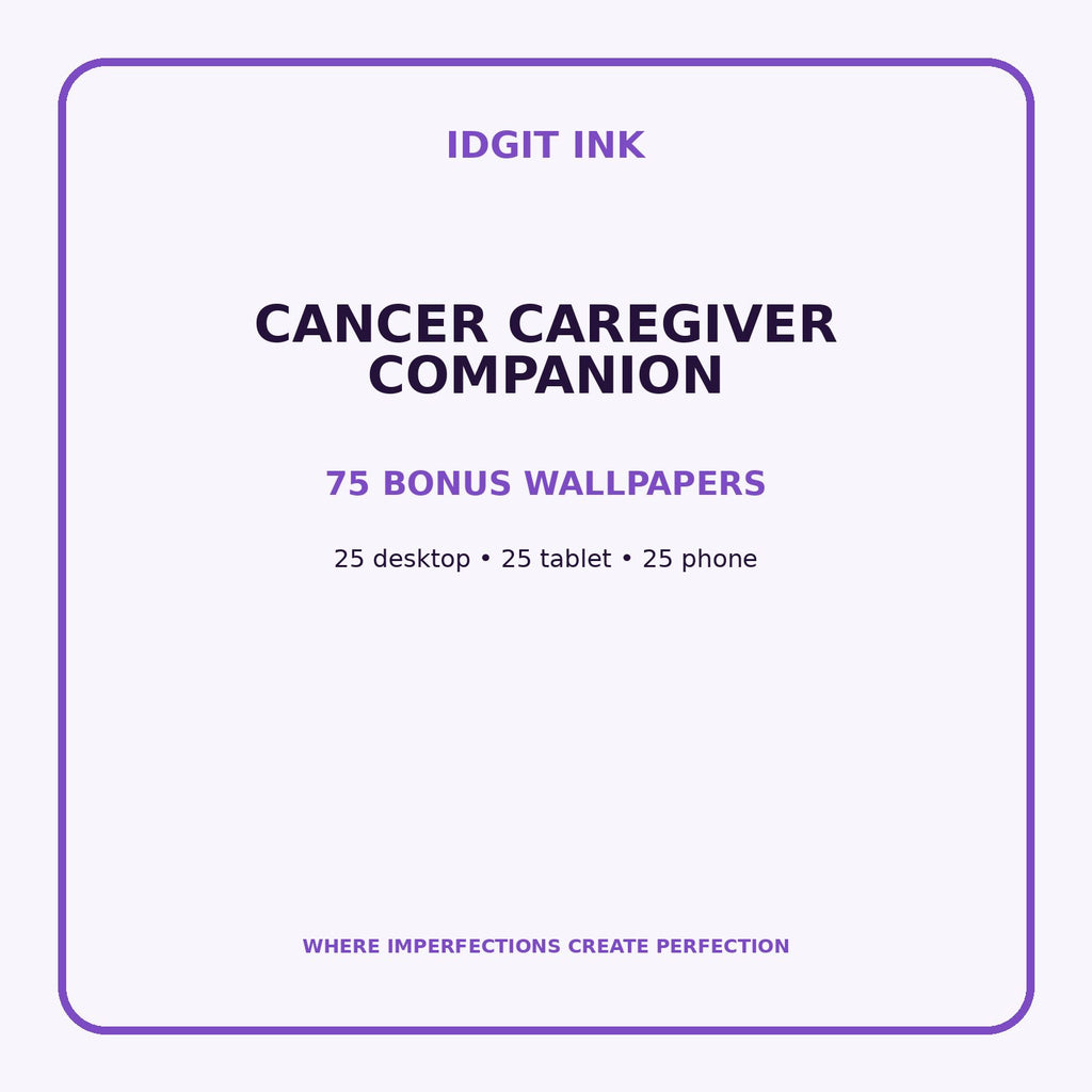 Cancer Caregiver Companion Digital Journal – Deluxe 500-Page Planner — listing image 3 of 4