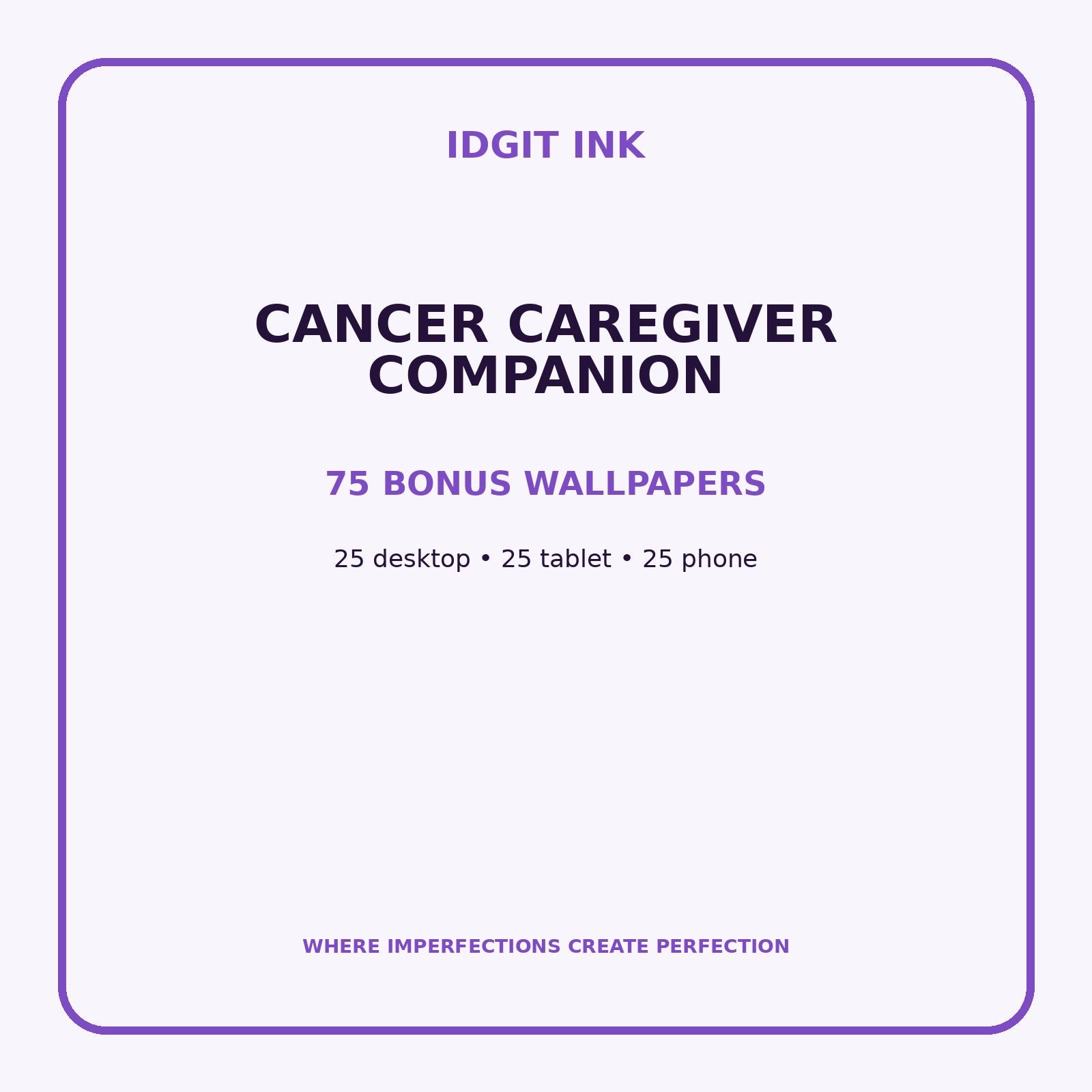 Cancer Caregiver Companion Digital Journal – Deluxe 500-Page Planner — listing image 3 of 4