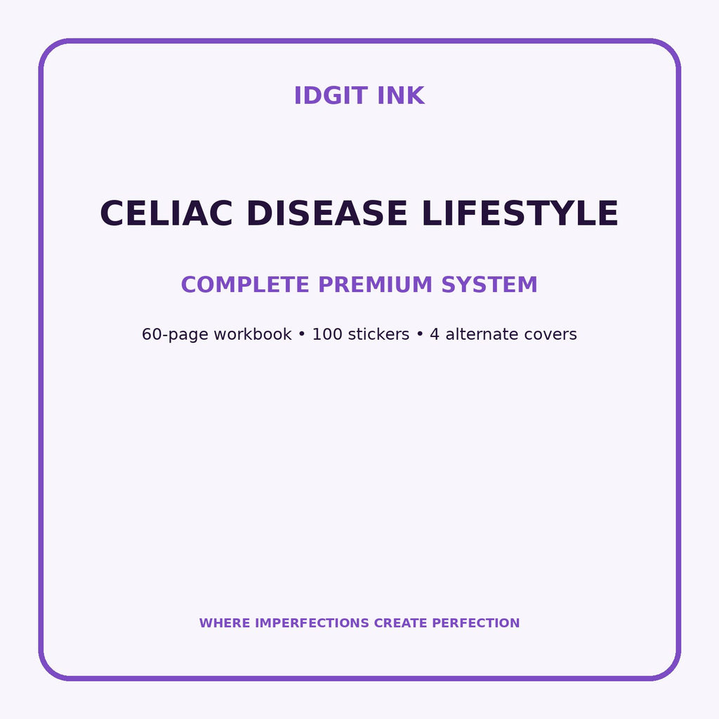 Celiac Disease Lifestyle Digital Journal – Deluxe 500-Page Planner — listing image 2 of 4