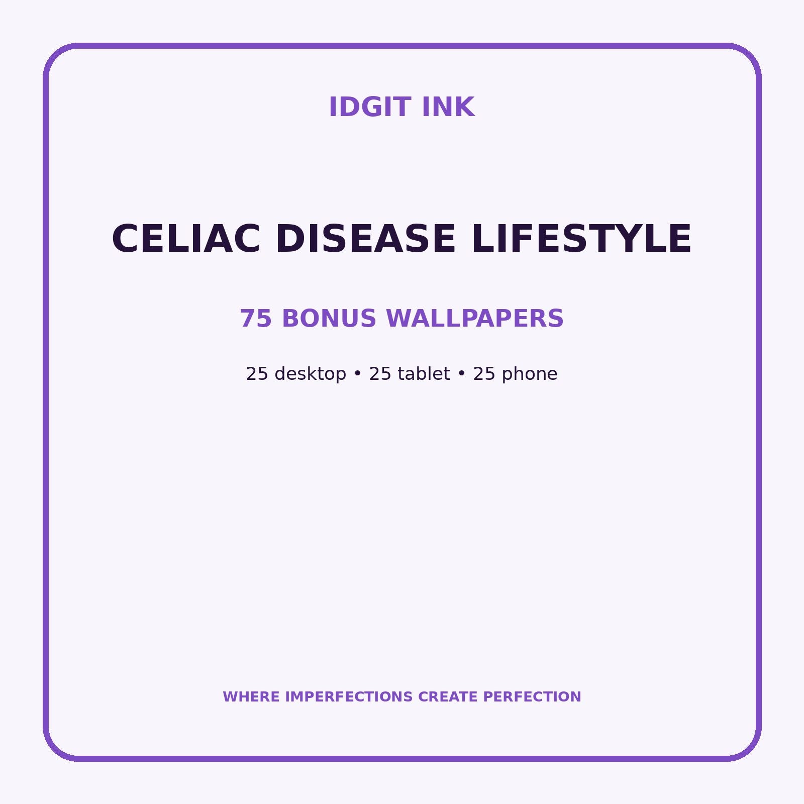 Celiac Disease Lifestyle Digital Journal – Deluxe 500-Page Planner — listing image 3 of 4