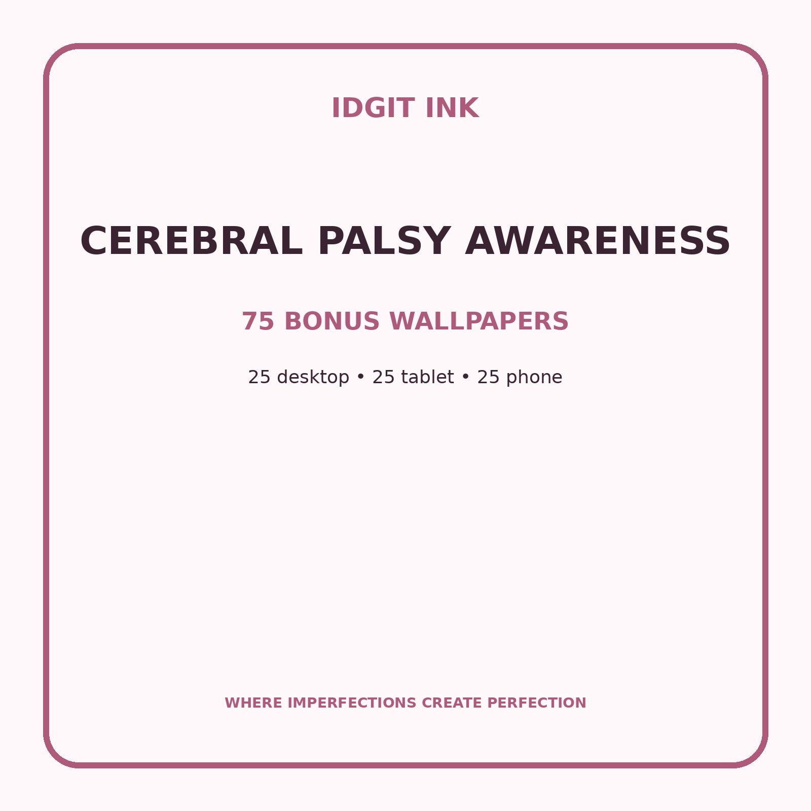 Cerebral Palsy Awareness Digital Journal – Deluxe 500-Page Planner — listing image 3 of 4