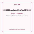 Cerebral Palsy Awareness Digital Journal – Deluxe 500-Page Planner — listing image 4 of 4